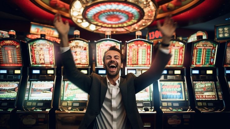 Dealer live casino tersenyum dan berinteraksi secara langsung dengan pemain online